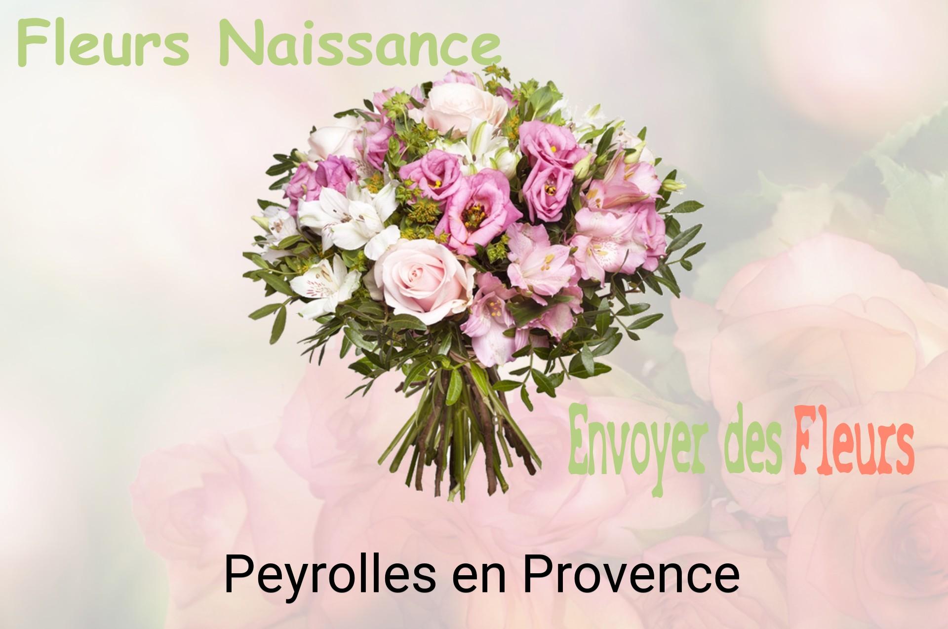 Bouquet de fleurs de naissance livré à Peyrolles-en-Provence